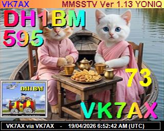 VK7AX: 2026041908 de PI1DFT