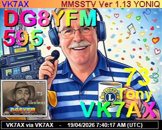 VK7AX: 2026041909 de PI1DFT