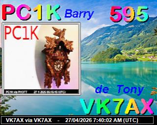 VK7AX: 2026042709 de PI1DFT