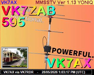 VK7KT: 2026052815 de DB0BEN