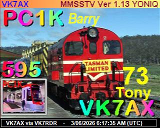 VK7KT: 2026060308 de DB0BEN