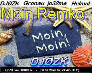 DJ0ZK: 2026070609 de PI1DFT