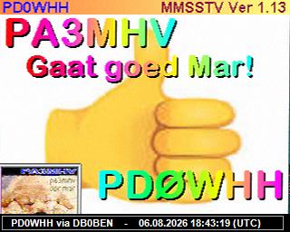 PD0WHH: 2026080620 de PI1DFT