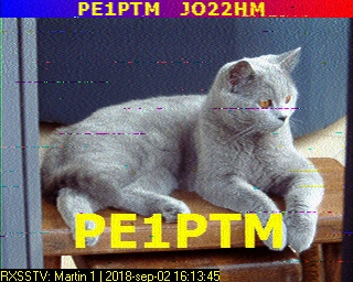 PE1PTM: 2018-09-02 de PI3DFT