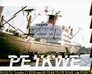 PE1KWE: 2018-09-04 de PI3DFT