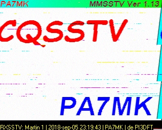 PA7MK: 2018-09-05 de PI3DFT
