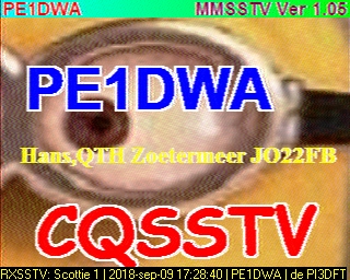 PE1DWA: 2018-09-09 de PI3DFT