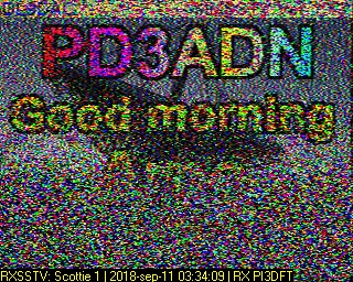 DL9DAC: 2018-09-11 de PI3DFT