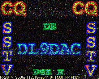 DL9DAC: 2018-09-11 de PI3DFT