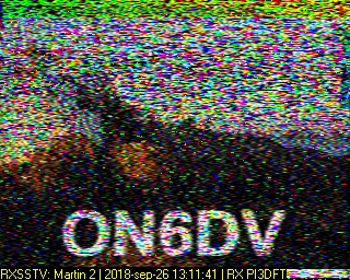 ON6DV: 2018-09-26 de PI3DFT