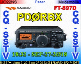 PD0RBX: 2018-09-27 de PI3DFT