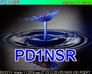 PD1NSR: 2018-09-27 de PI3DFT
