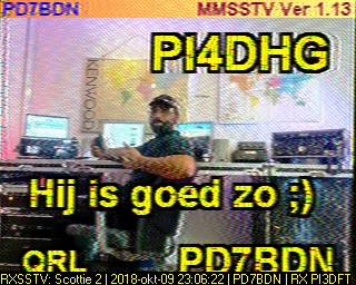 PD7BDN: 2018-10-09 de PI3DFT