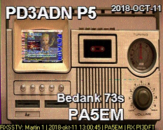 PA5EM: 2018-10-11 de PI3DFT