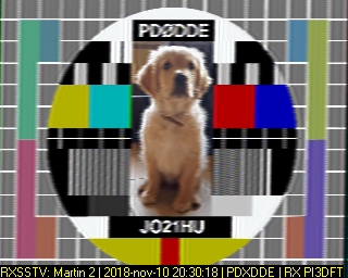 PD0DDE: 2018-11-10 de PI3DFT
