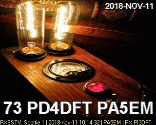 PA5EM: 2018-11-11 de PI3DFT