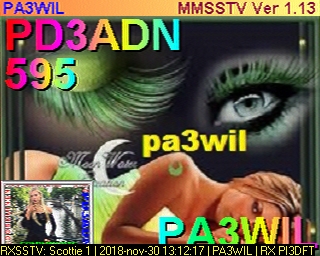 PA3WIL: 2018-11-30 de PI3DFT