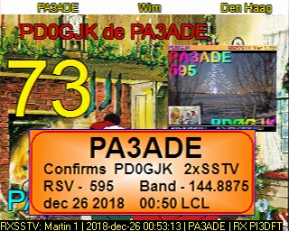 PA3ADE: 2018-12-26 de PI3DFT