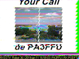 PA3FFU: 2019-01-11 de PI3DFT