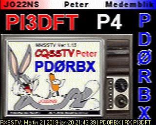 PD0RBX: 2019-01-20 de PI3DFT