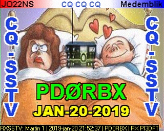 PD0RBX: 2019-01-20 de PI3DFT