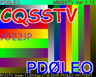 PD0LEO: 2019-01-21 de PI3DFT