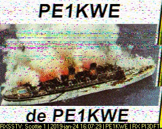 PE1KWE: 2019-01-24 de PI3DFT