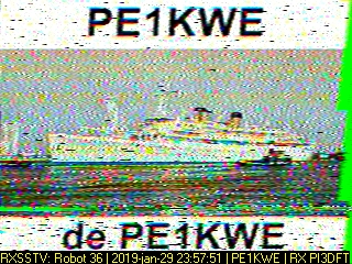 PE1KWE: 2019-01-29 de PI3DFT