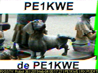 PE1KWE: 2019-02-04 de PI3DFT