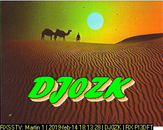 DJ0ZK: 2019-02-14 de PI3DFT