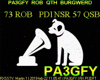 PA3GFY: 2019-02-22 de PI3DFT
