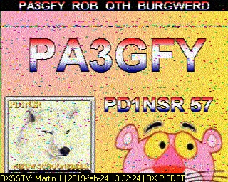 PA3GFY: 2019-02-24 de PI3DFT