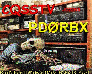 PD0RBX: 2019-02-24 de PI3DFT