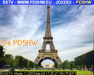 PD5HW: 2019-02-24 de PI3DFT