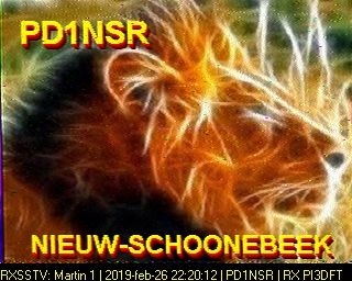 PD1NSR: 2019-02-26 de PI3DFT