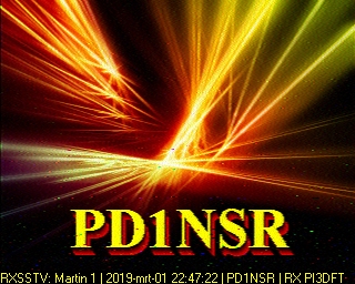 PD1NSR: 2019-03-01 de PI3DFT