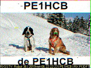 PE1HCB: 2019-03-06 de PI3DFT