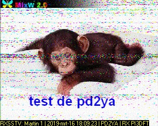 PD2YA: 2019-03-16 de PI3DFT