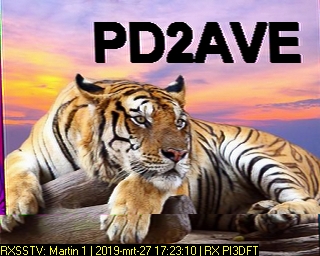 PD2AVE: 2019-03-27 de PI3DFT