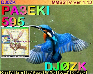 DJ0ZK: 2019-04-21 de PI3DFT