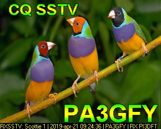 PA3GFY: 2019-04-21 de PI3DFT