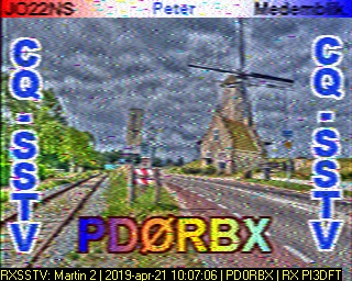 PD0RBX: 2019-04-21 de PI3DFT