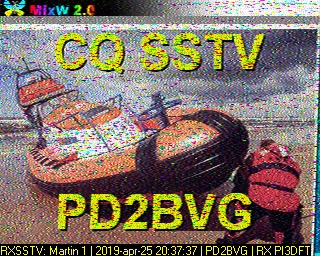 PD2BVG: 2019-04-25 de PI3DFT