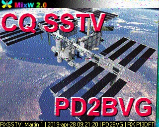 PD2BVG: 2019-04-28 de PI3DFT