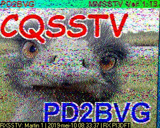 PD2BVG: 2019-05-10 de PI3DFT