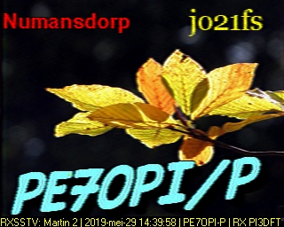 PE7OPI-A: 2019-05-29 de PI3DFT