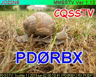 PD0RBX: 2019-06-02 de PI3DFT