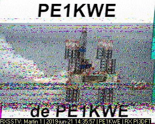 PE1KWE: 2019-06-21 de PI3DFT