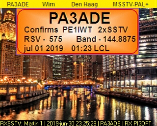 PA3ADE: 2019-06-30 de PI3DFT