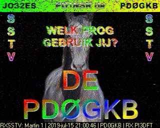 PD0GKB: 2019-07-15 de PI3DFT